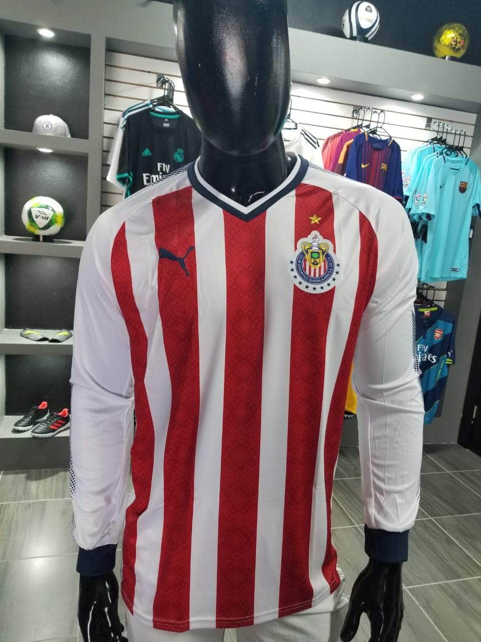 Jersey Chivas Manga Larga | Soccer Sport Mx | Tienda SoccerSportMx | Deportiva
